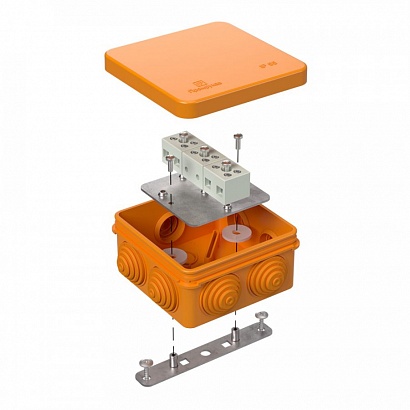 Коробка 80х80х40 40-0210-FR1.5-6 Е15-Е120 огнестойкая для о/п  Промрукав