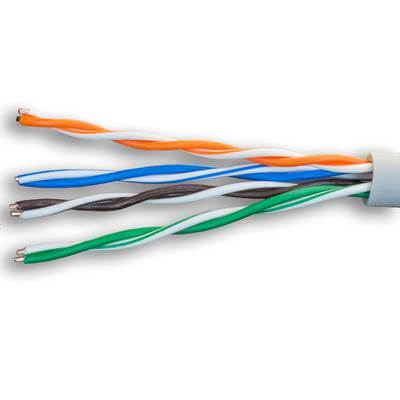 Кабель UTP 4PR 24AWG CAT5e 305м CCA PVC (внутр.) (01-0302) SUPR