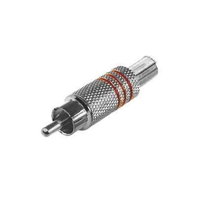 Разъем RCA штекер металл  под винт ZN Proconnect