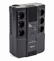 Источник питания UPS 800-AI-IN-1x9 ИБП 220В 480Вт 1АКБ 9Ач внутр. меандр. стаб-я напр-я. 6 вых Бастион