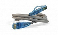 Патч-корд PC-LPM-UTP-RJ45-RJ45-C5e-1.5M-LSZH-GY U/¬UTP, Cat.5e, LSZH, 1.5 м, серый Hyperline