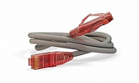 Патч-корд PC-LPM-UTP-RJ45-RJ45-C6-1.5M-LSZH-GY U/UTP, Cat.6, LSZH, 1.5 м, серый Hyperline