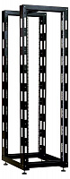Стойка СТК-33.2-9005 телекоммуникационная универсальная 33U двухрамная, цвет черны ЦМО